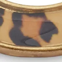 Animal Print Drop Earrings