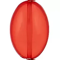 Silver-Tone Long Bead Accented Chain Necklace with Coral/Stone Cutout Metal Disc Double Drop Pendant