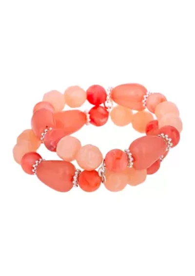 Multi-Beaded Stretch Bracelet