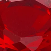 Created Round Lab Created Ruby and Cubic Zirconium Ring in Sterling Silver