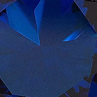 Sterling Silver Round Lab Created Blue Sapphire and Cubic Zirconia Halo Engagement Ring