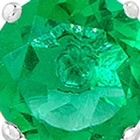 Sterling Silver 5 Pair Lab Created Earring Set