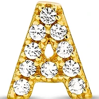 Lab Created Cubic Zirconia Initials Earring Set