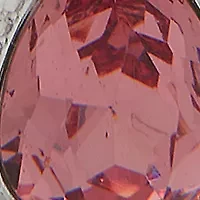 Silver Tone Pink Popcorn Stretch Bracelet