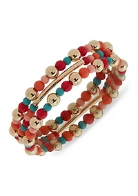 Beaded Stretch Bracelet Set