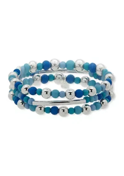 Beaded Stretch Bracelet Set