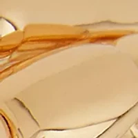 Gold Tone 3 Row Teardrop Stretch Bracelet Set