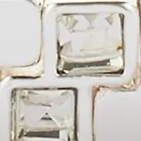 Silver Tone Crystal Stretch Bracelet