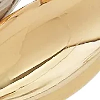 Tri Tone 3 Row Oval Stretch Bracelet Set