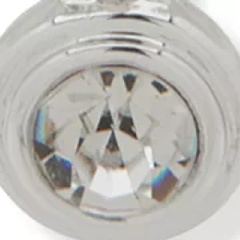 Silver Tone Beaded Stretch Bracelet Set