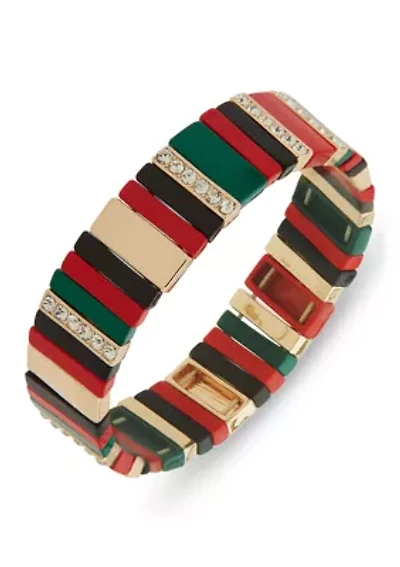 Multi Wide Stretch Bracelet