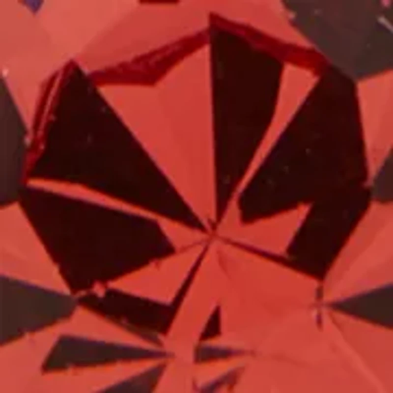 Red Gem Necklace Earring Set