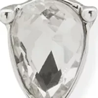 Crystal Silver Tone Necklace and Earring Set