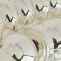 Silver Tone Crystal Beaded Stretch Bracelet Set