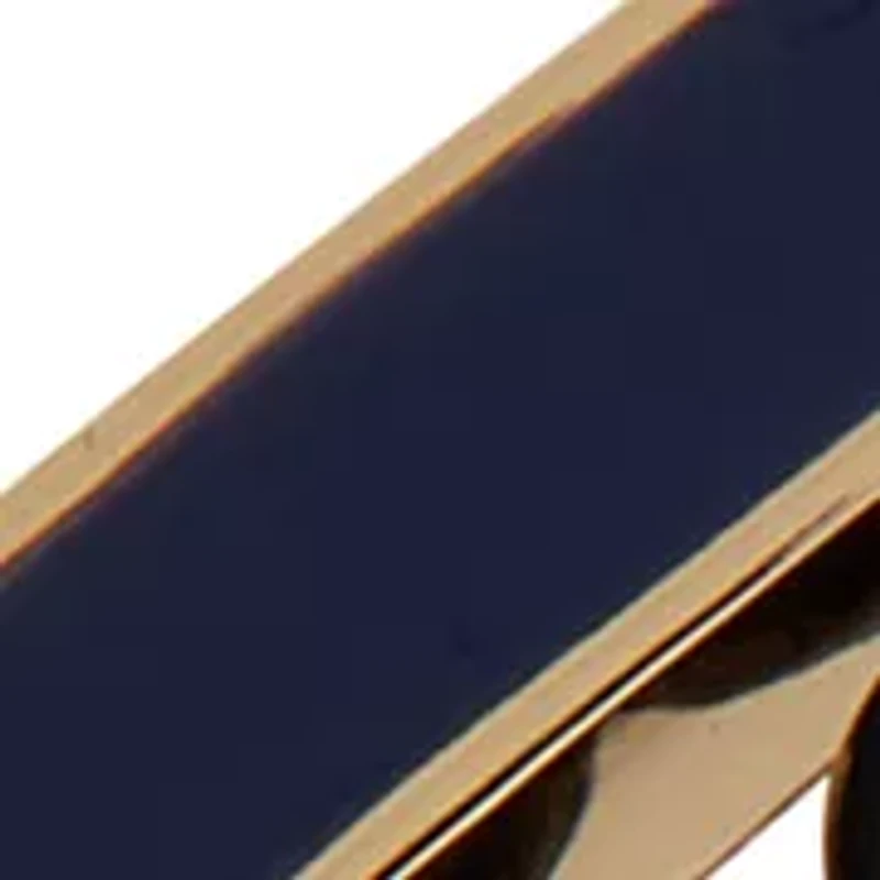 Blue Beaded Gold Tone Stretch Bracelet Set