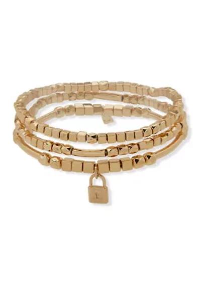 Lock Stretch Bracelet Set