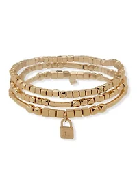 Lock Stretch Bracelet Set