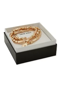  Horse Charm Stretch Bracelet Set