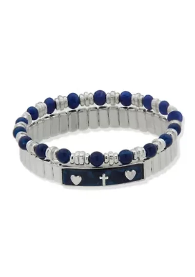 Faith Stretch Bracelet Set