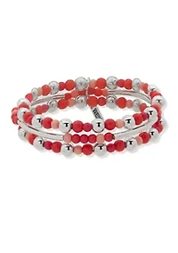 Beaded Stretch Bracelet Set