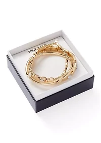 Crystal Trio Stretch Bracelet Set 