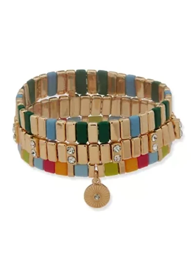 Multi-Color Stretch Bracelet Set