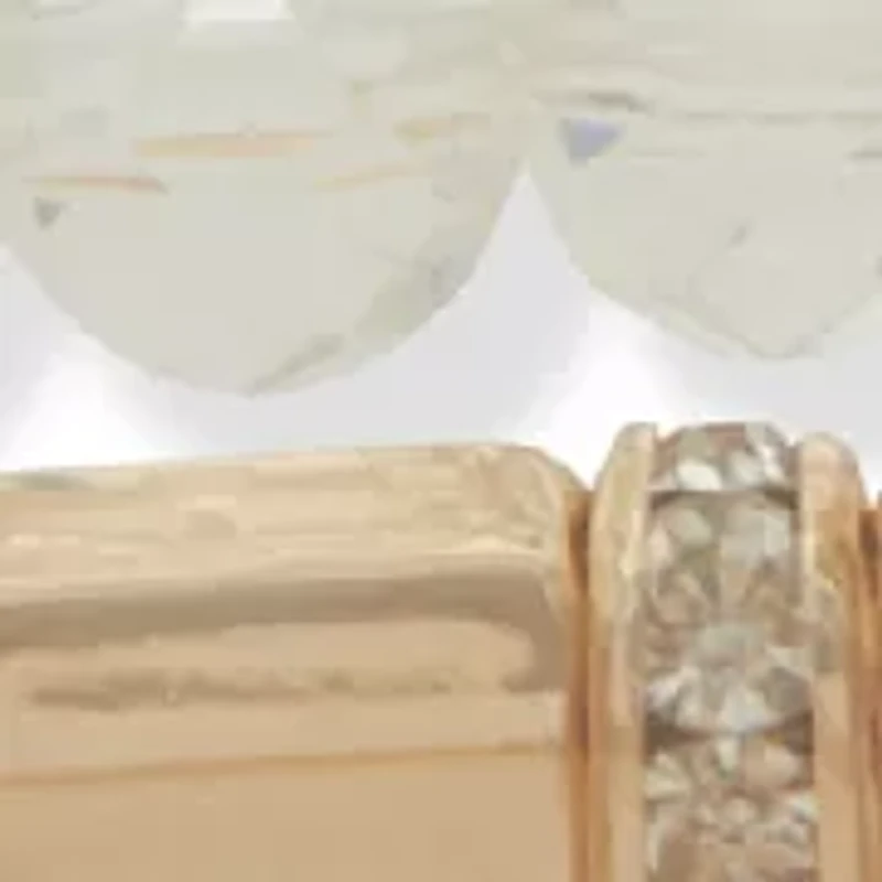 Crystal Heart Stretch Bracelet Set