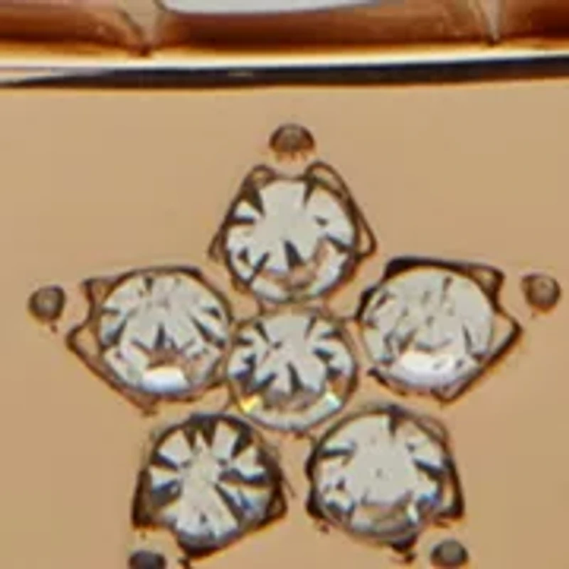 Crystal Star Tri-Tone Beaded Stretch Bracelet Set