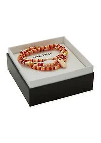 Multi Beaded Stretch Bracelet Set