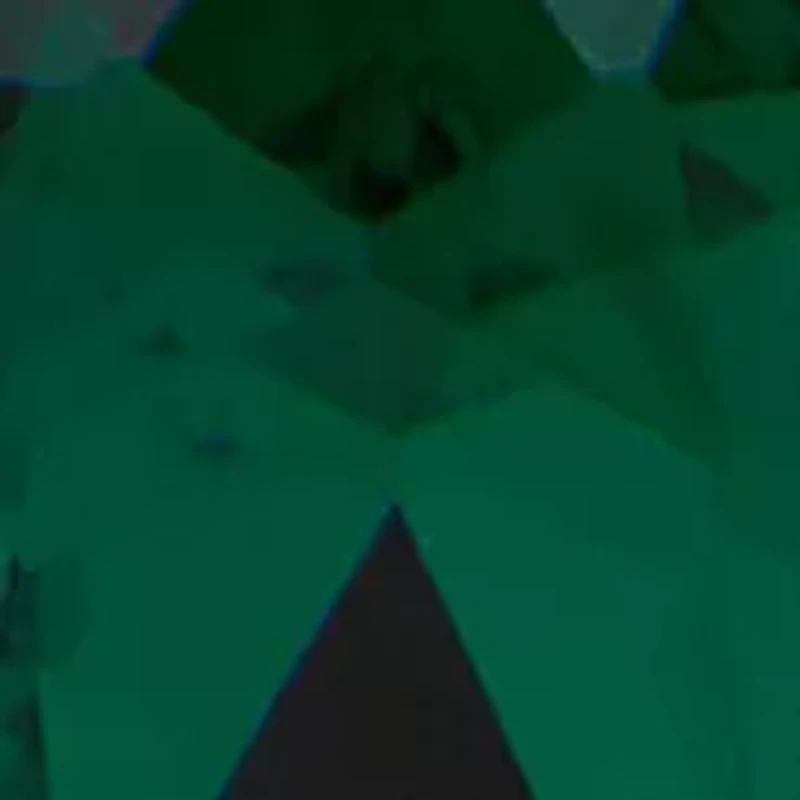 Gold Tone Green Stone Hoop Earrings