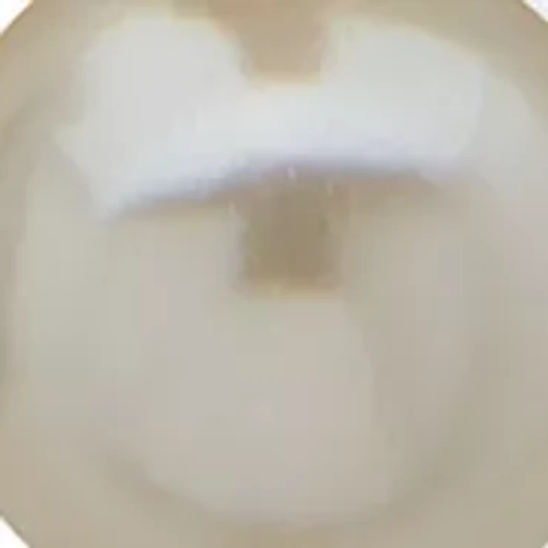 Gold Tone 22 Millimeter Pearl Link Earrings