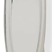 Metal Tone 33 Millimeter Flat Wavy Hoop Earrings