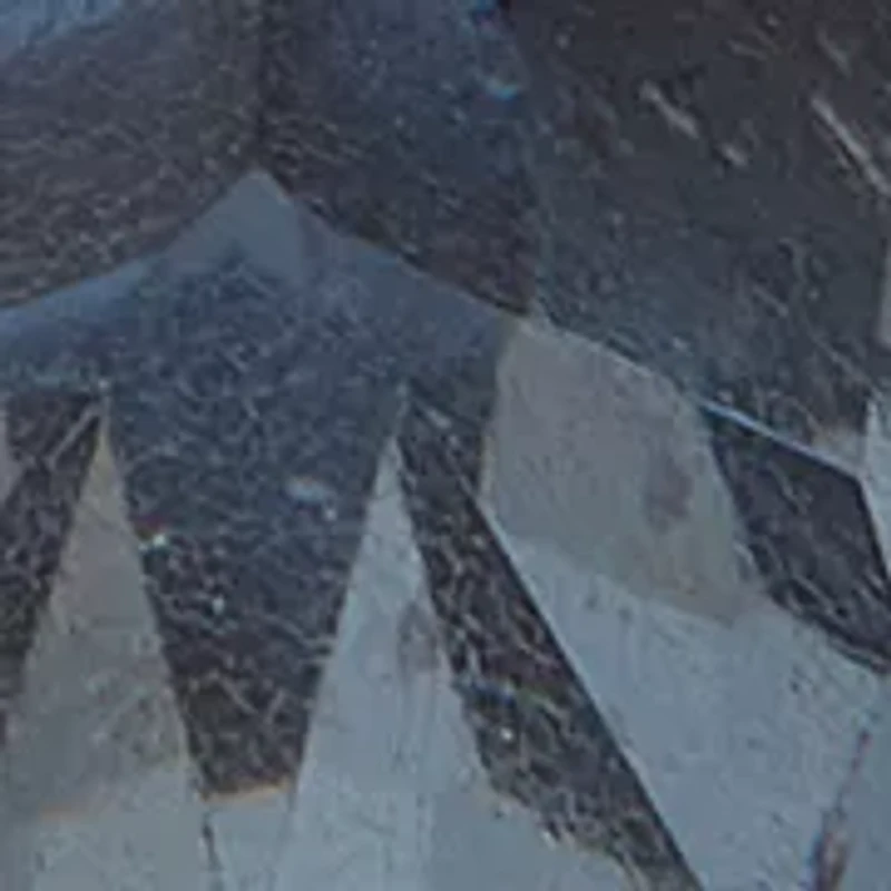 Silver Tone Denim Blue Stone Drop Earrings