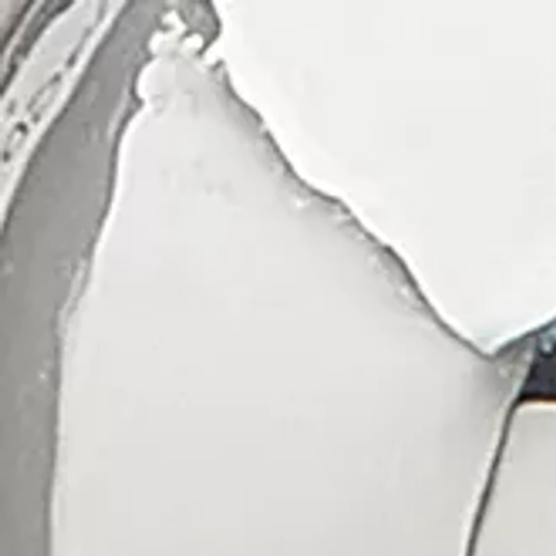 Silver Tone Puffy Ball Threader Earrings