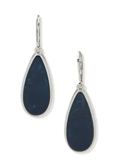 Teardrop Lever Back Earrings