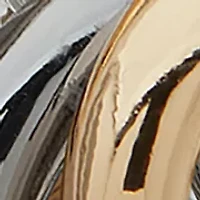 Tri Tone Multi Hoop Click Top Earrings