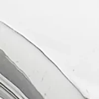 Silver Tone 29 Millimeter Puffy Tapered Hoop Earrings