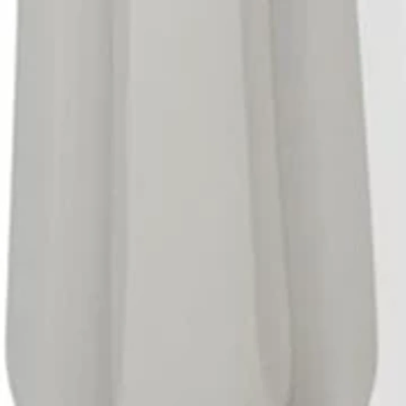 Silver Tone Puffy Linear Lever Back Earrings