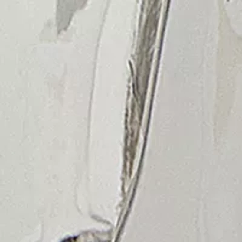 Silver Tone 21 Millimeter Molten Huggie Hoop Earrings