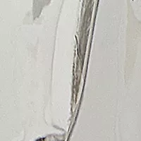 Silver Tone 21 Millimeter Molten Huggie Hoop Earrings