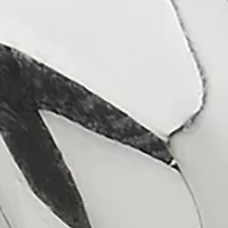 Silver Tone 26 Millimeter Molten C Hoop Earrings