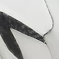 Silver Tone 26 Millimeter Molten C Hoop Earrings