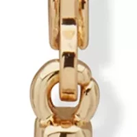 Two Tone Multi Link Drop Earrings