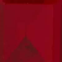 Gold-Tone Red Square Drop Earrings