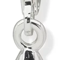 Silver Tone Crystal Teardrop Lever Back Earrings Set
