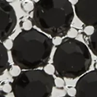 Pavé Heart Drop Earrings