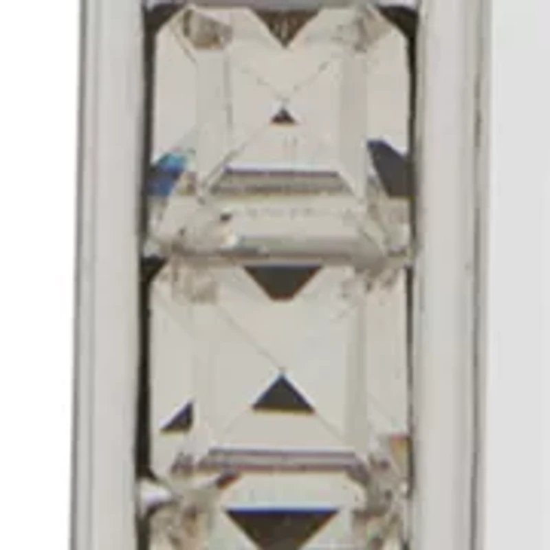  Crystal Stone Bar Linear Earrings