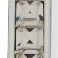  Crystal Stone Bar Linear Earrings