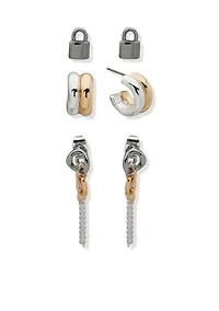  Trio Post Earrings Set 