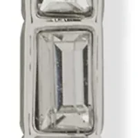 Crystal Square Hoop Earrings